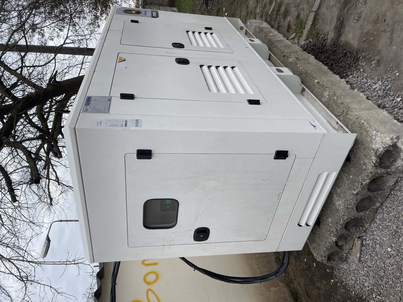 John Deere Power generator set installed on site