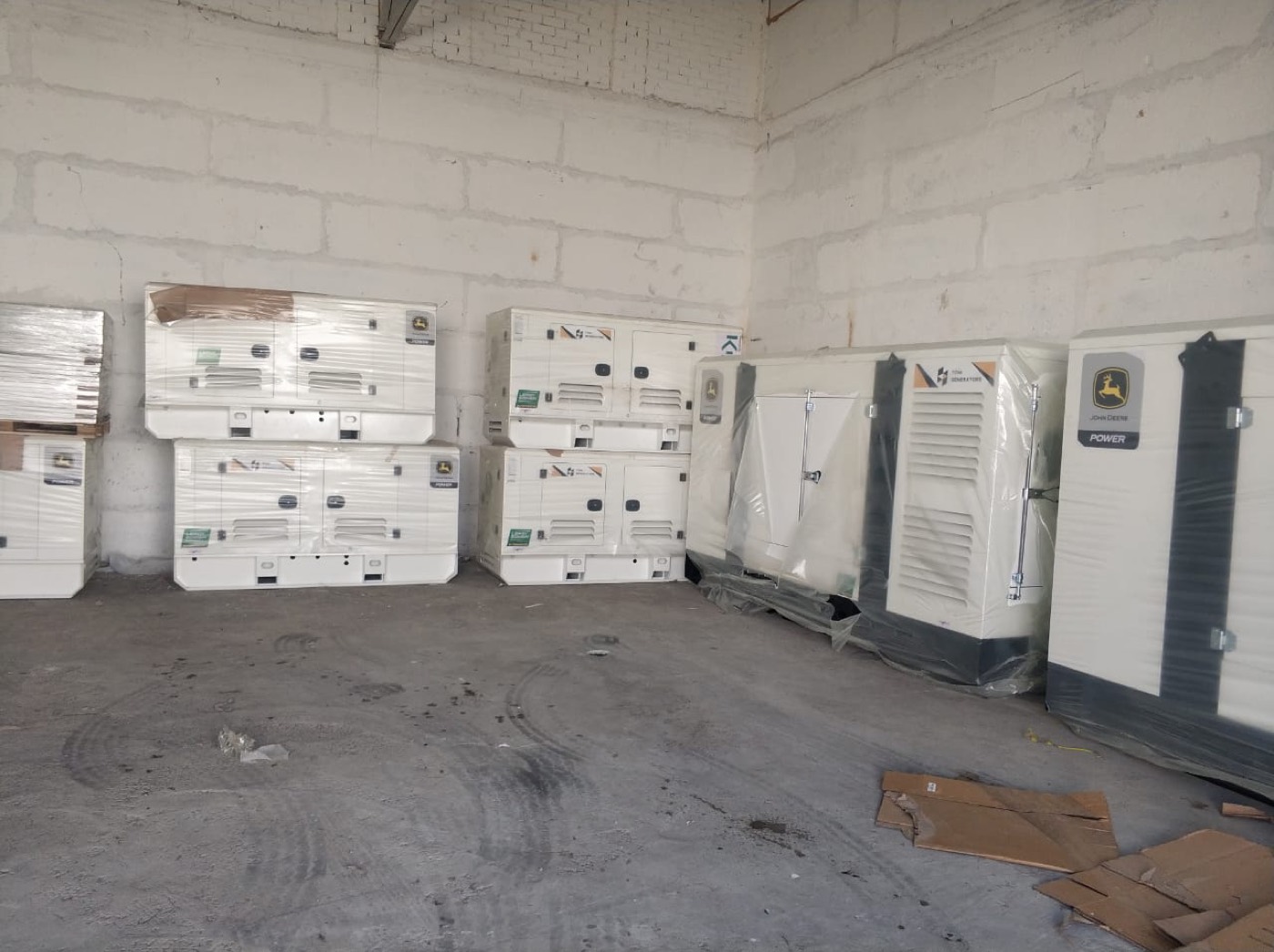 Generator sets in stock at our warehouse